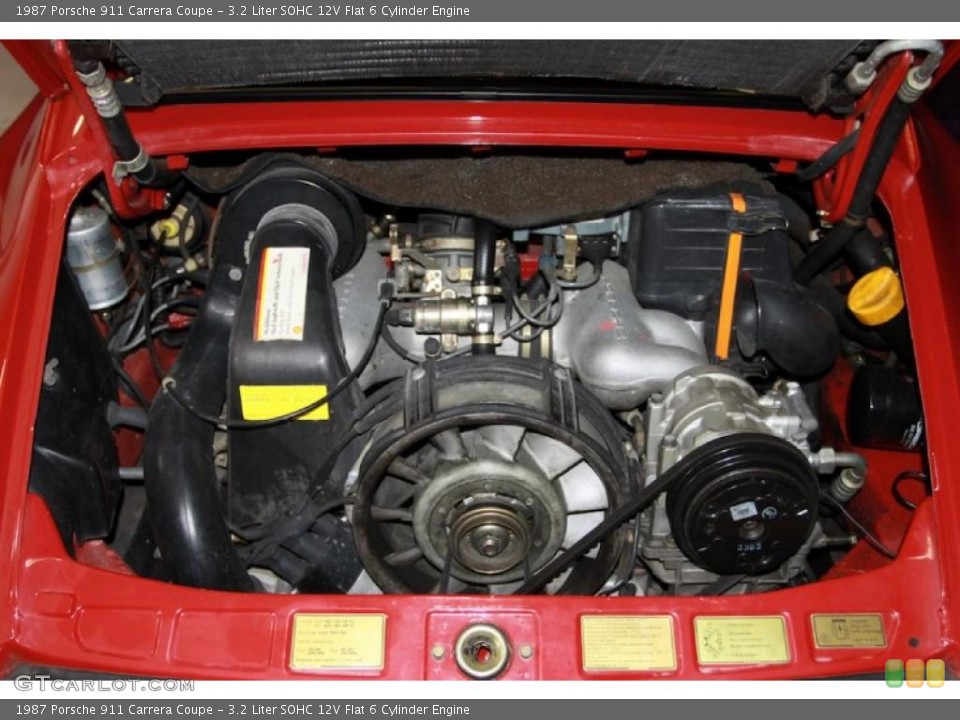 3.2 Liter SOHC 12V Flat 6 Cylinder Engine for the 1987 Porsche 911 #30292922