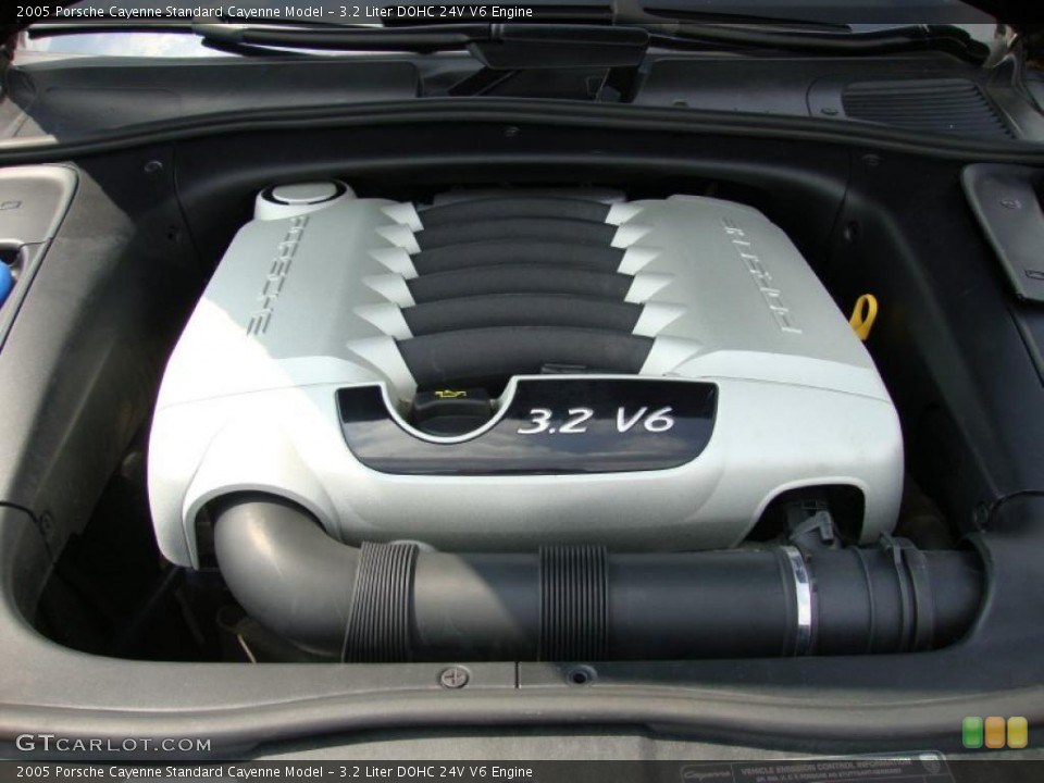 3.2 Liter DOHC 24V V6 2005 Porsche Cayenne Engine