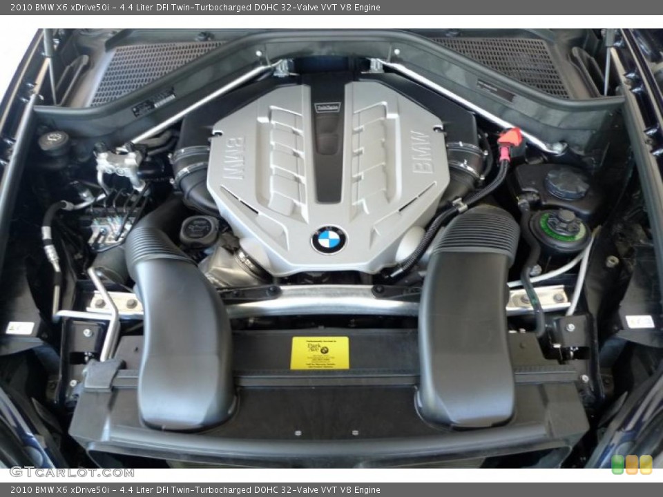 4.4 Liter DFI Twin-Turbocharged DOHC 32-Valve VVT V8 Engine for the 2010 BMW X6 #31691452