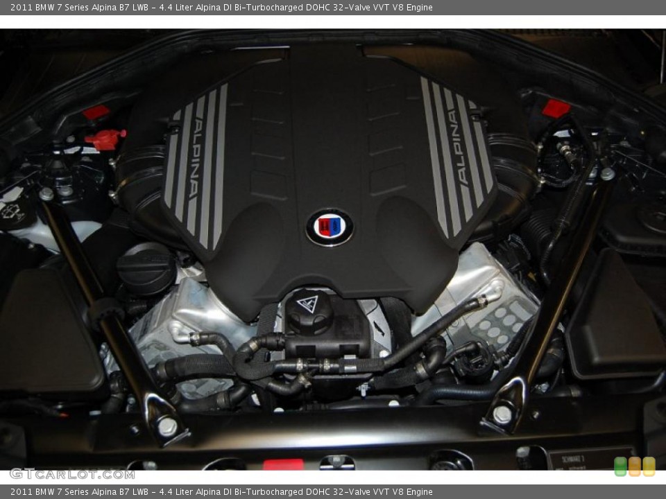 4.4 Liter Alpina DI Bi-Turbocharged DOHC 32-Valve VVT V8 Engine for the 2011 BMW 7 Series #31877414
