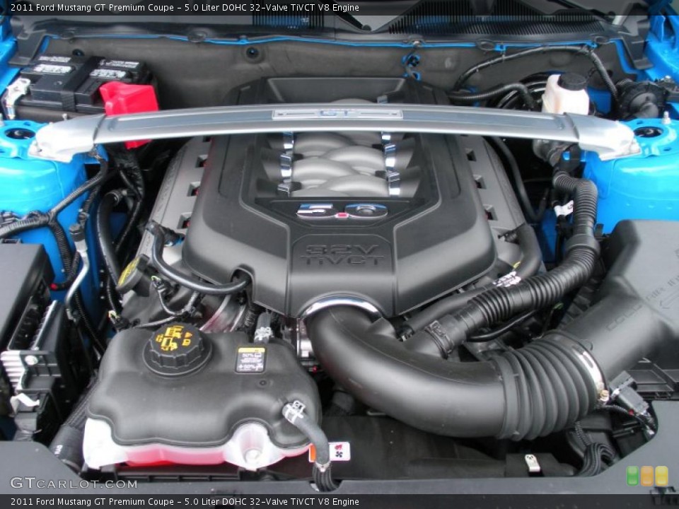 5.0 Liter DOHC 32-Valve TiVCT V8 Engine for the 2011 Ford Mustang #32170025