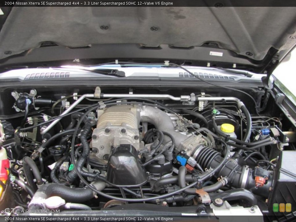3.3 Liter Supercharged SOHC 12-Valve V6 Engine for the 2004 Nissan Xterra #32256422