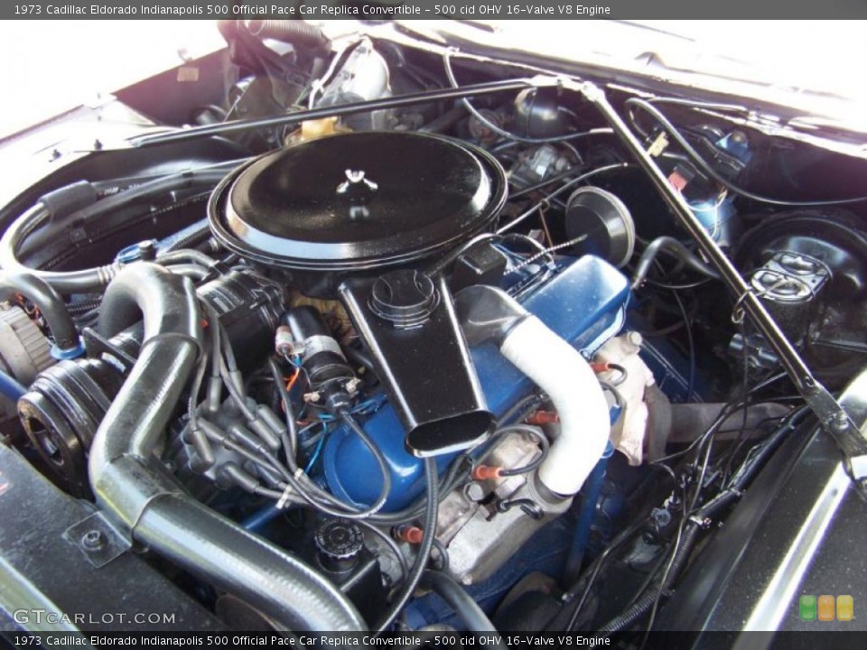 500 cid OHV 16-Valve V8 Engine for the 1973 Cadillac Eldorado #32410143