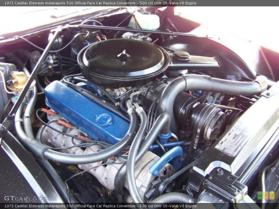 500 cid OHV 16-Valve V8 Engine for the 1973 Cadillac Eldorado #32410179
