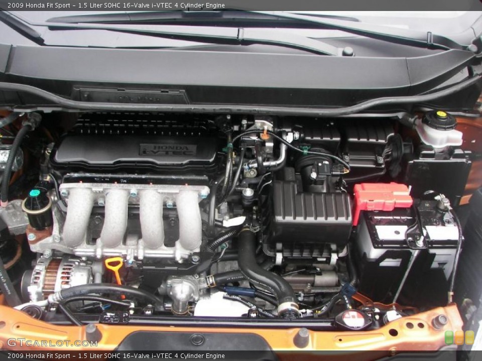1.5 Liter SOHC 16-Valve i-VTEC 4 Cylinder Engine for the 2009 Honda Fit #32985889