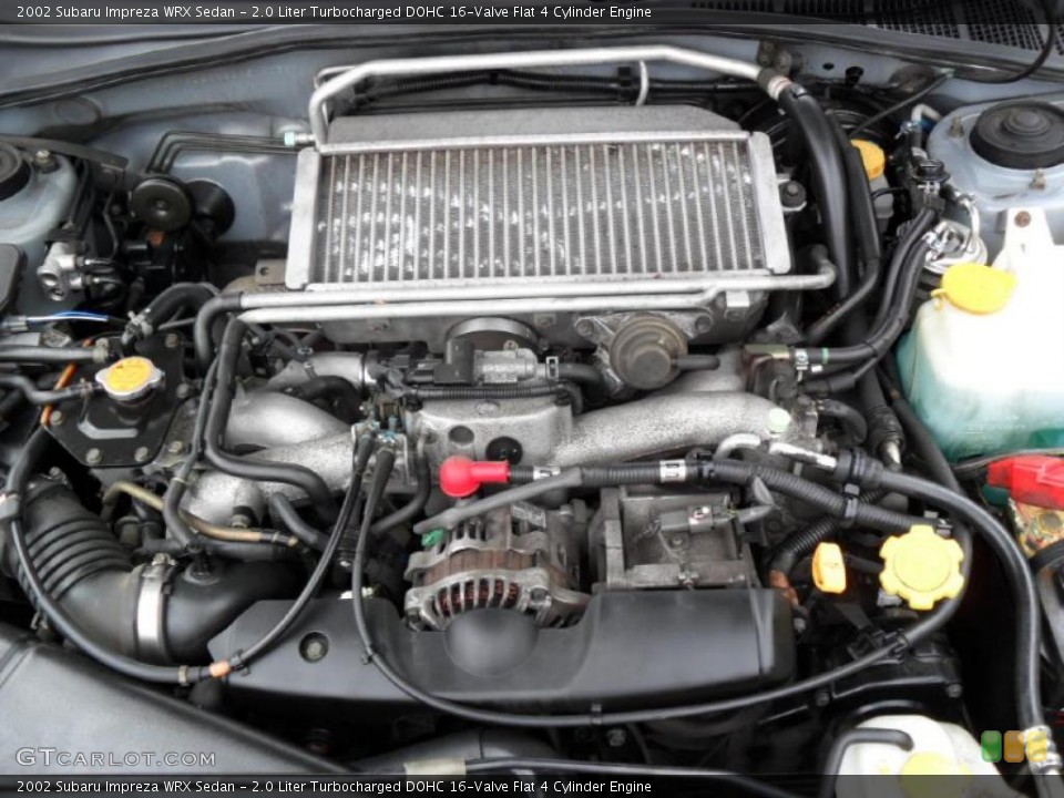 2.0 Liter Turbocharged DOHC 16-Valve Flat 4 Cylinder Engine for the 2002 Subaru Impreza #33197092
