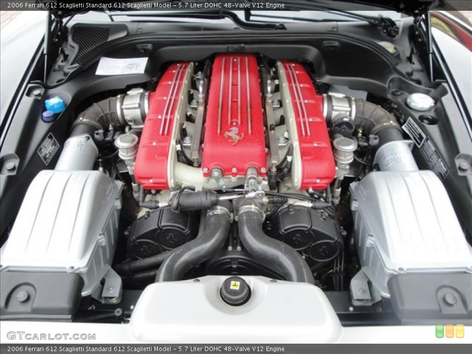 5.7 Liter DOHC 48-Valve V12 Engine for the 2006 Ferrari 612 Scaglietti #33238953