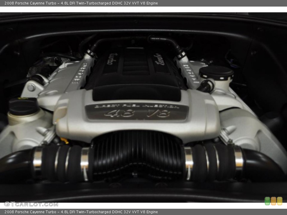 4.8L DFI Twin-Turbocharged DOHC 32V VVT V8 Engine for the 2008 Porsche Cayenne #33372885