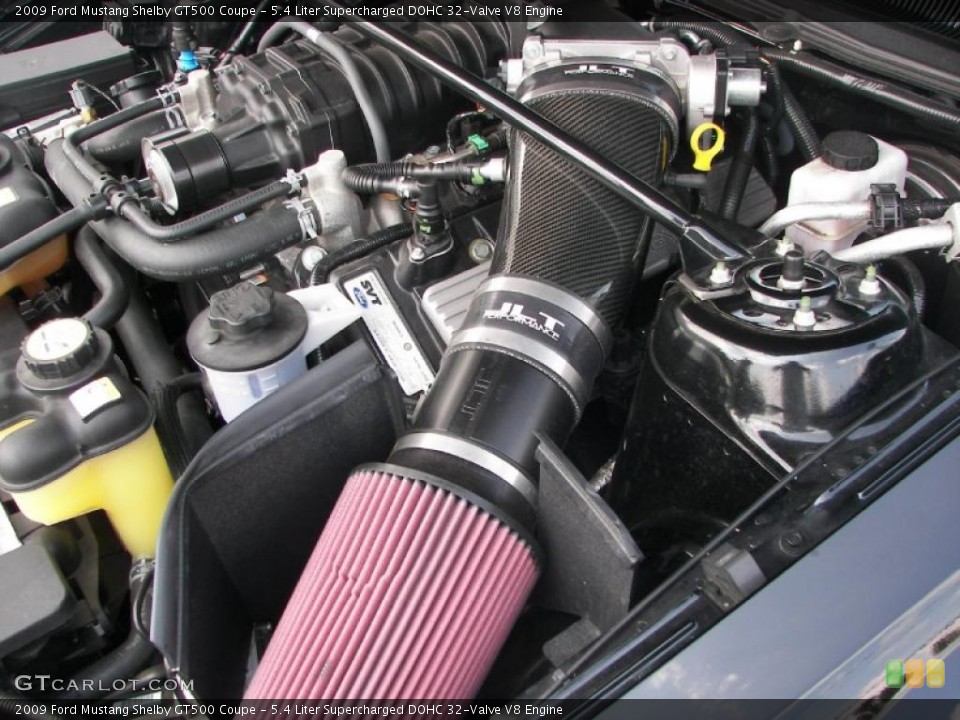 5.4 Liter Supercharged DOHC 32-Valve V8 Engine for the 2009 Ford Mustang #33731227