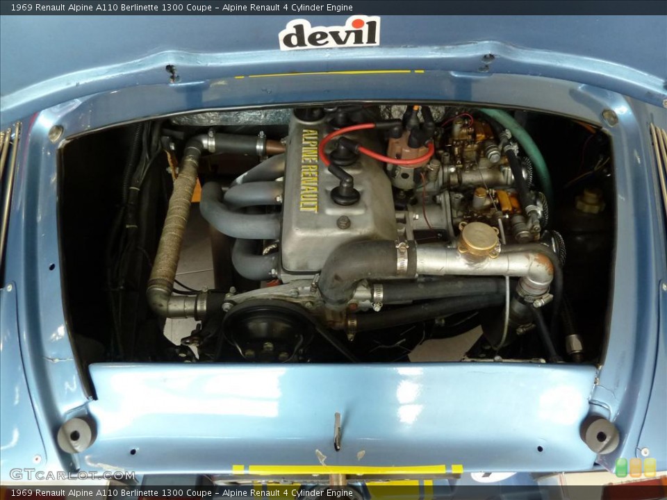 Alpine Renault 4 Cylinder 1969 Renault Alpine A110 Engine