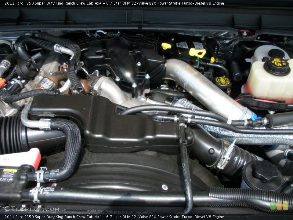 6.7 Liter OHV 32-Valve B20 Power Stroke Turbo-Diesel V8 Engine for the 2011 Ford F350 Super Duty #34156736