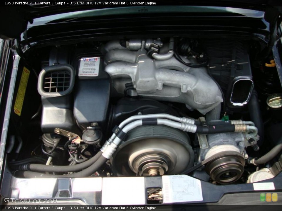 3.6 Liter OHC 12V Varioram Flat 6 Cylinder Engine for the 1998 Porsche 911 #34261764