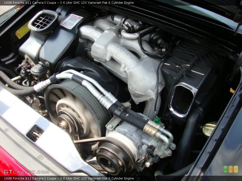 3.6 Liter OHC 12V Varioram Flat 6 Cylinder Engine for the 1998 Porsche 911 #34261780