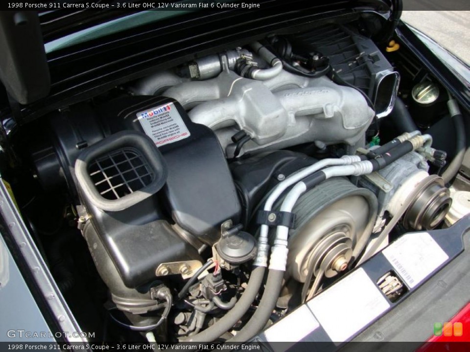 3.6 Liter OHC 12V Varioram Flat 6 Cylinder Engine for the 1998 Porsche 911 #34261824