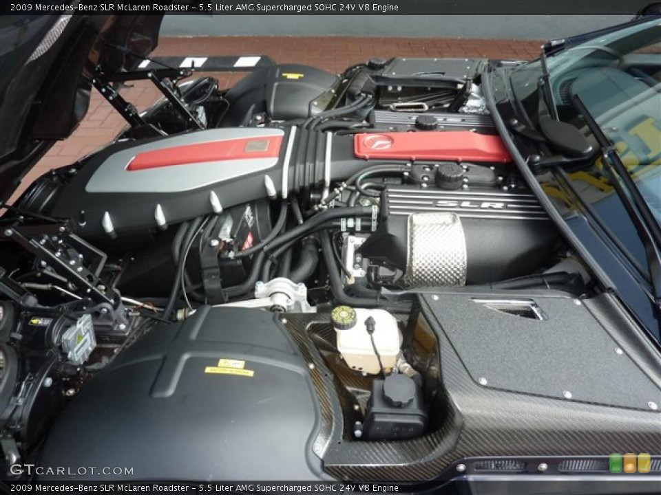 5.5 Liter AMG Supercharged SOHC 24V V8 Engine for the 2009 Mercedes-Benz SLR #34321430