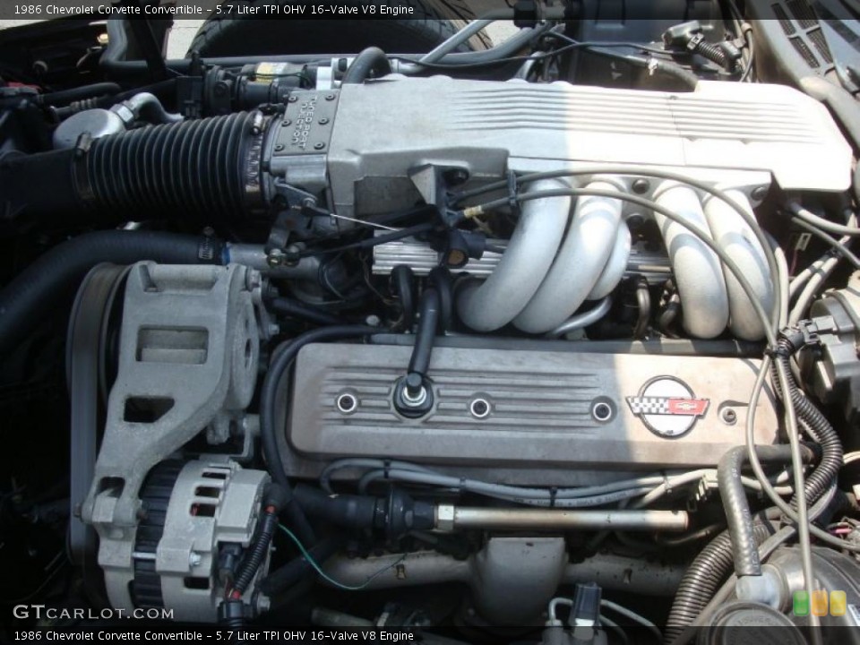 5.7 Liter TPI OHV 16-Valve V8 Engine for the 1986 Chevrolet Corvette #34478849