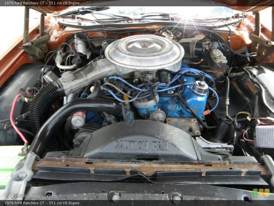 351 cid V8 1979 Ford Ranchero Engine