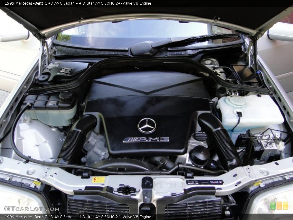 4.3 Liter AMG SOHC 24-Valve V8 1999 Mercedes-Benz C Engine