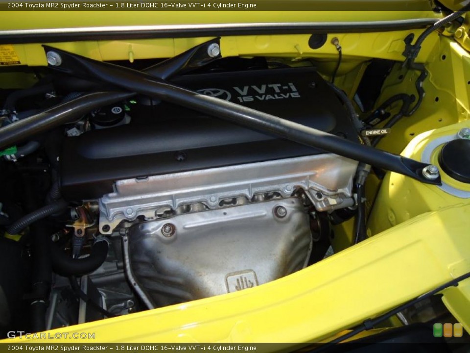 1.8 Liter DOHC 16-Valve VVT-i 4 Cylinder Engine for the 2004 Toyota MR2 Spyder #34890924