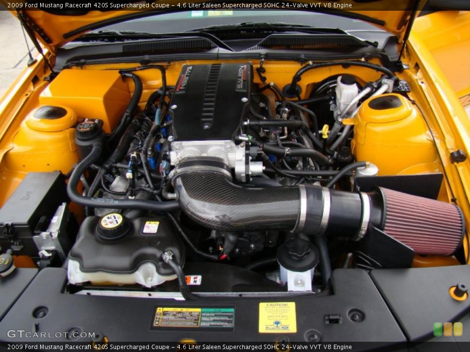 4.6 Liter Saleen Supercharged SOHC 24-Valve VVT V8 Engine for the 2009 Ford Mustang #34992243