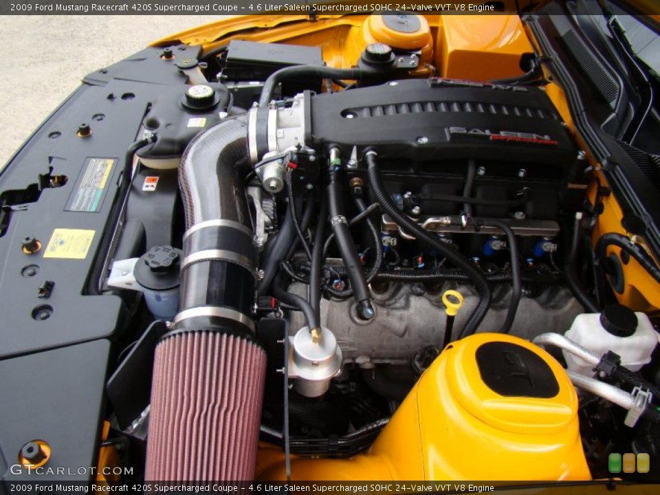 4.6 Liter Saleen Supercharged SOHC 24-Valve VVT V8 Engine for the 2009 Ford Mustang #34992267