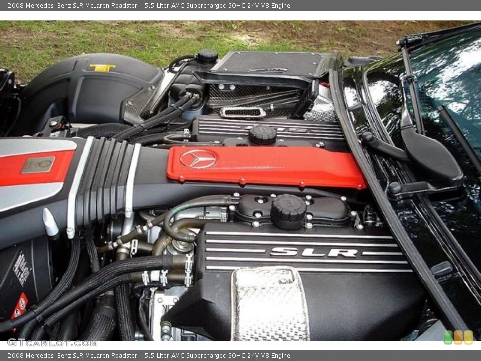 5.5 Liter AMG Supercharged SOHC 24V V8 Engine for the 2008 Mercedes-Benz SLR #35040700