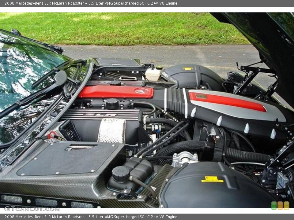 5.5 Liter AMG Supercharged SOHC 24V V8 Engine for the 2008 Mercedes-Benz SLR #35040752