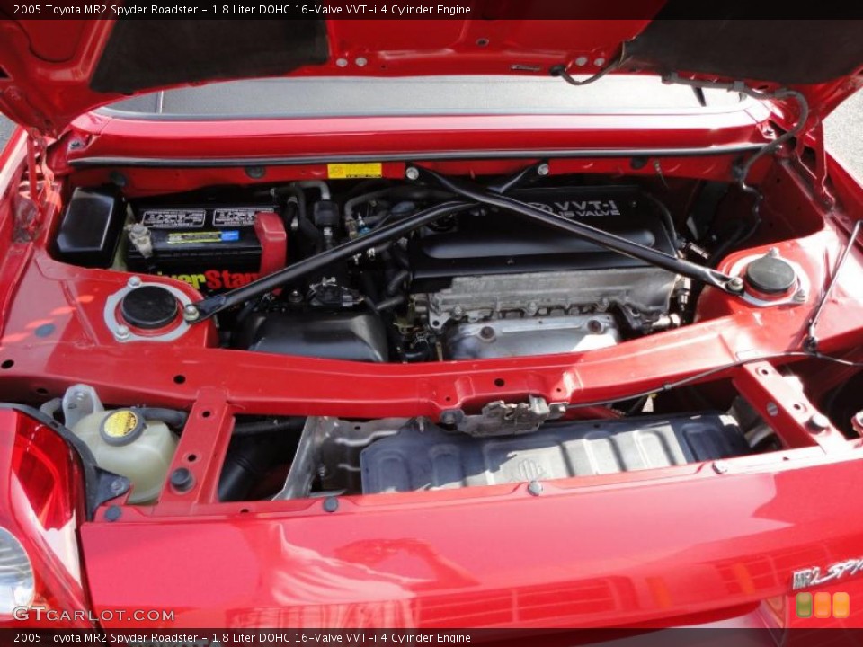 1.8 Liter DOHC 16-Valve VVT-i 4 Cylinder Engine for the 2005 Toyota MR2 Spyder #35514733