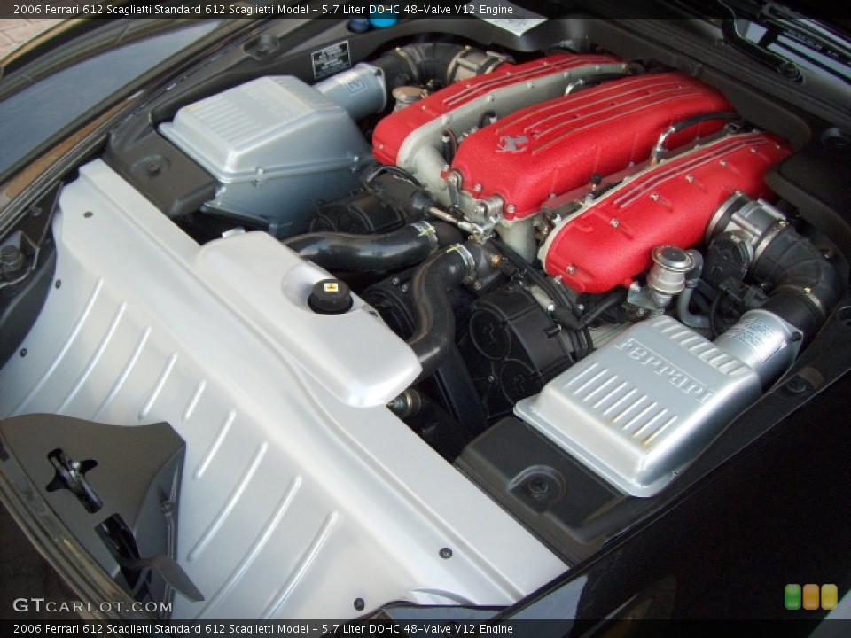 5.7 Liter DOHC 48-Valve V12 Engine for the 2006 Ferrari 612 Scaglietti #3556890