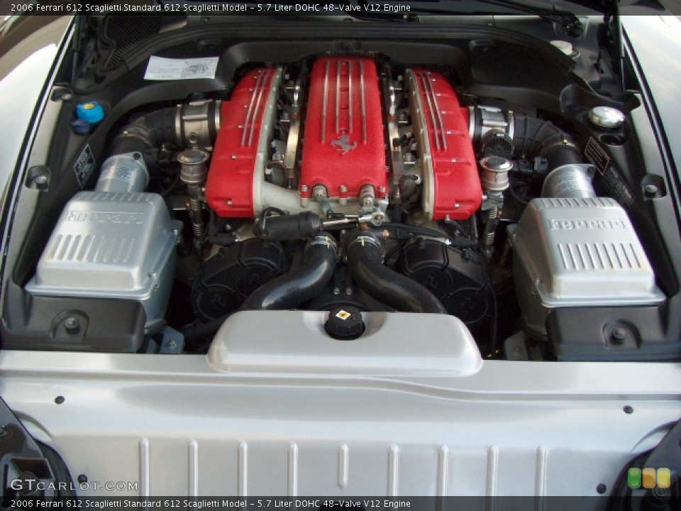 5.7 Liter DOHC 48-Valve V12 Engine for the 2006 Ferrari 612 Scaglietti #3556914