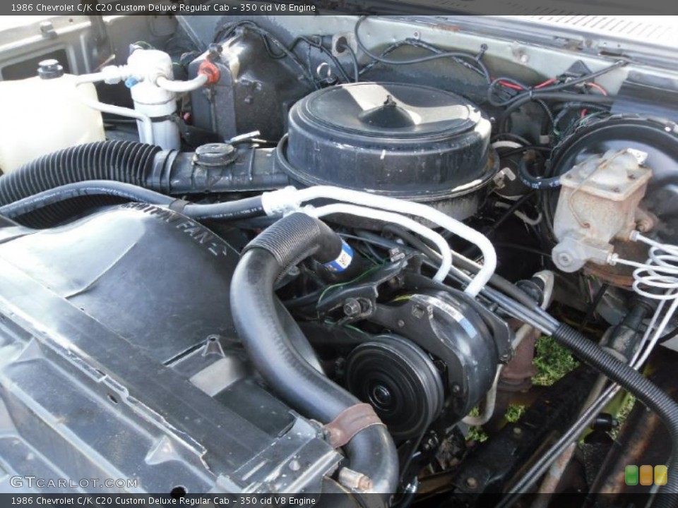 350 cid V8 1986 Chevrolet C/K Engine