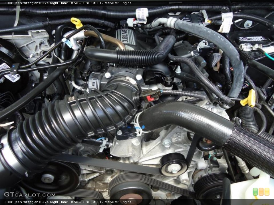 3.8L SMPI 12 Valve V6 Engine for the 2008 Jeep Wrangler #36128902
