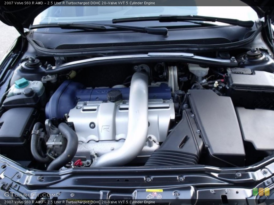 2.5 Liter R Turbocharged DOHC 20-Valve VVT 5 Cylinder Engine for the 2007 Volvo S60 #36373127