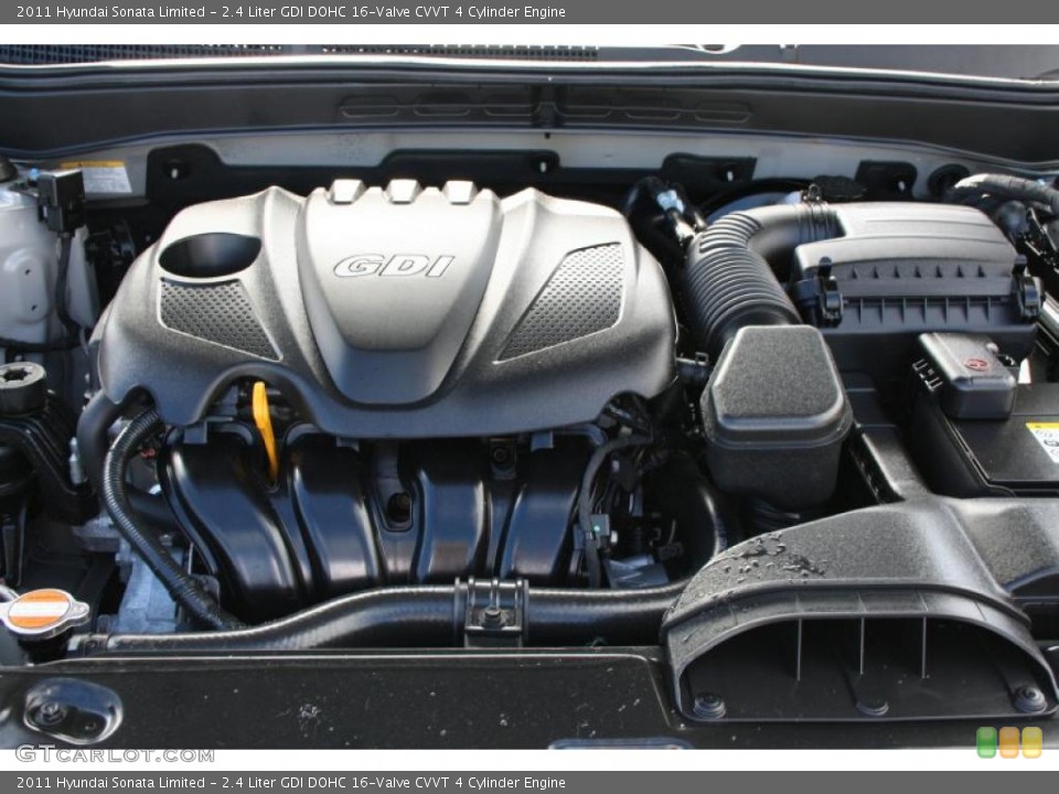 2.4 Liter GDI DOHC 16-Valve CVVT 4 Cylinder Engine for the 2011 Hyundai Sonata #37232312