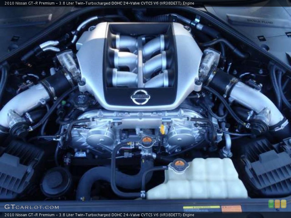 3.8 Liter Twin-Turbocharged DOHC 24-Valve CVTCS V6 (VR38DETT) Engine for the 2010 Nissan GT-R #37284168