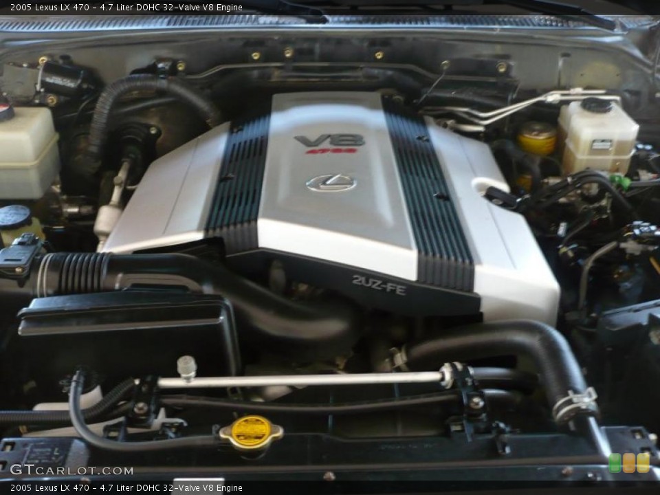 4.7 Liter DOHC 32-Valve V8 Engine for the 2005 Lexus LX #37337460
