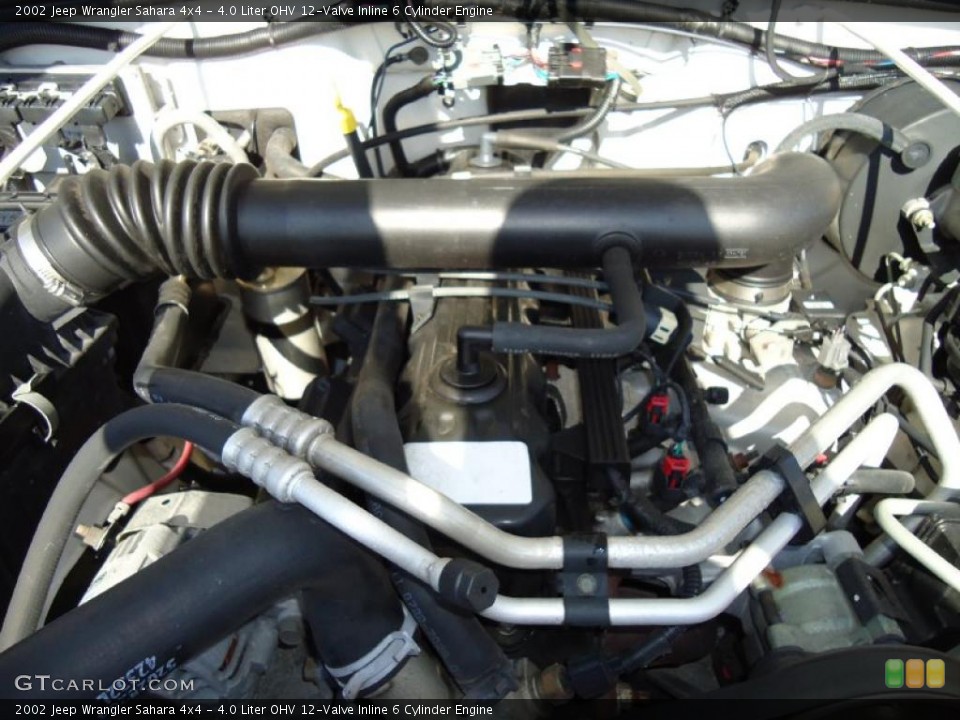 4.0 Liter OHV 12-Valve Inline 6 Cylinder Engine for the 2002 Jeep Wrangler #37352820