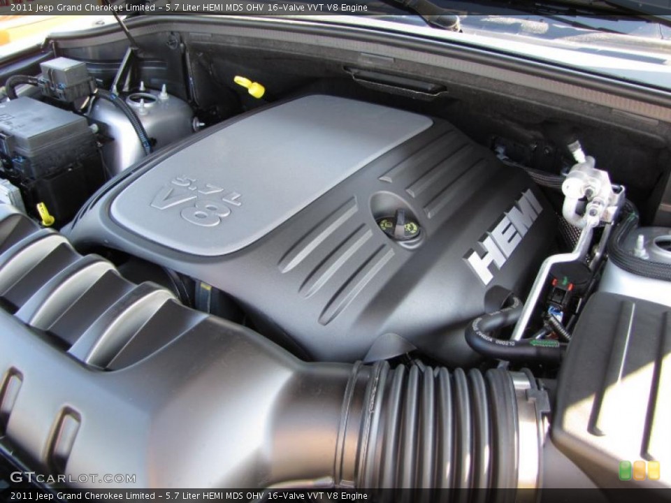 5.7 Liter HEMI MDS OHV 16-Valve VVT V8 Engine for the 2011 Jeep Grand Cherokee #37359380