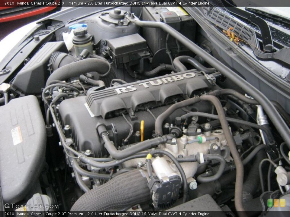 2.0 Liter Turbocharged DOHC 16-Valve Dual CVVT 4 Cylinder Engine for the 2010 Hyundai Genesis Coupe #37393609
