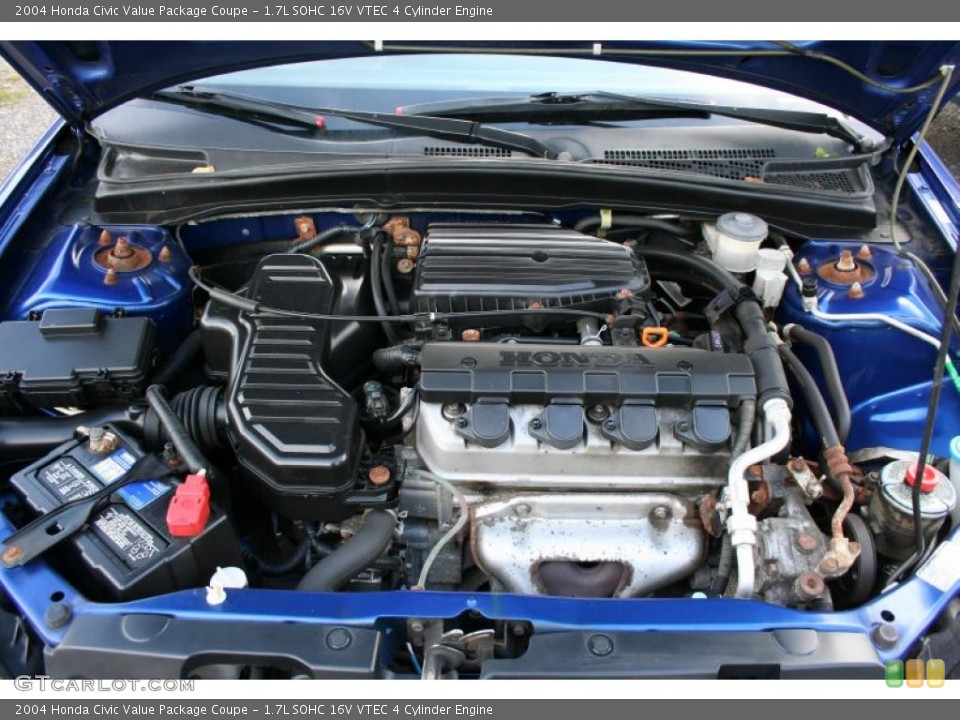 1.7L SOHC 16V VTEC 4 Cylinder Engine for the 2004 Honda Civic #37413770