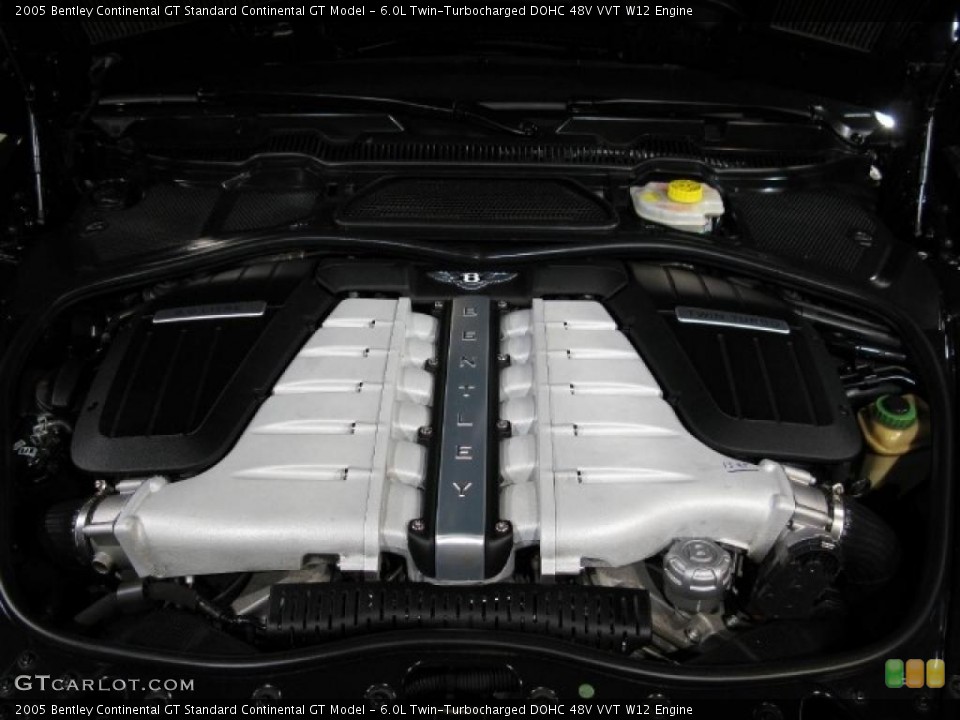 6.0L Twin-Turbocharged DOHC 48V VVT W12 Engine for the 2005 Bentley Continental GT #37430046