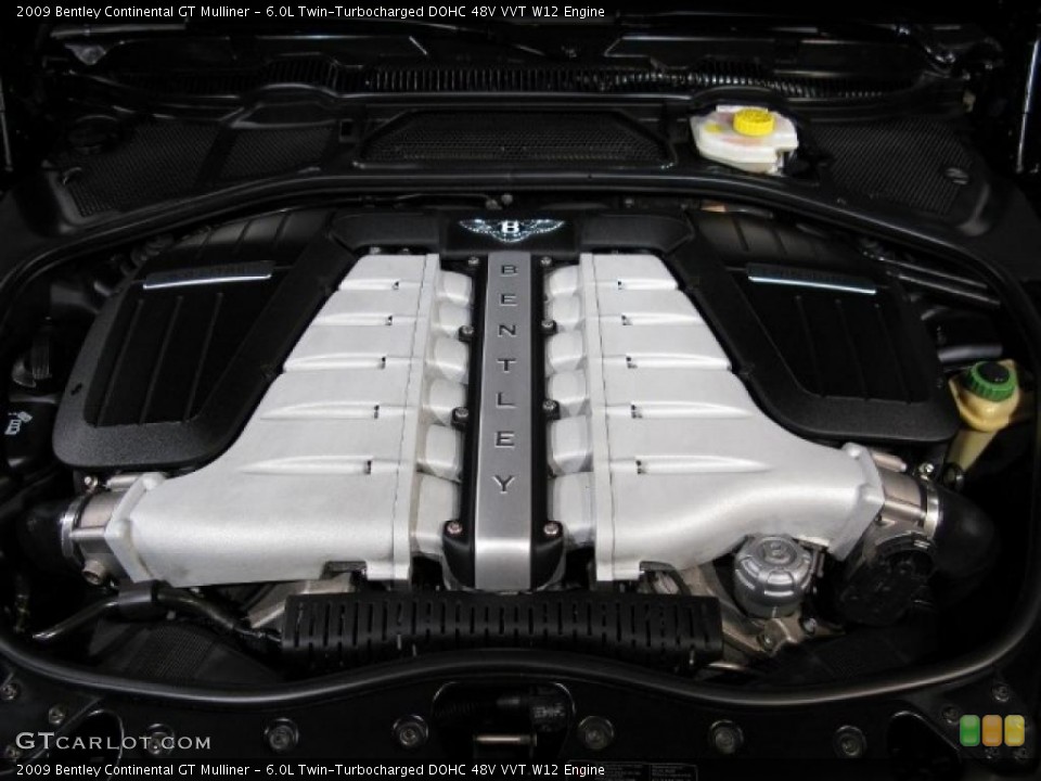 6.0L Twin-Turbocharged DOHC 48V VVT W12 Engine for the 2009 Bentley Continental GT #37430410