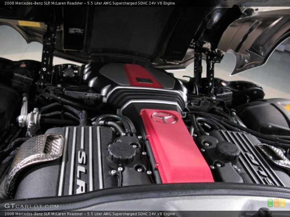 5.5 Liter AMG Supercharged SOHC 24V V8 Engine for the 2008 Mercedes-Benz SLR #37432198
