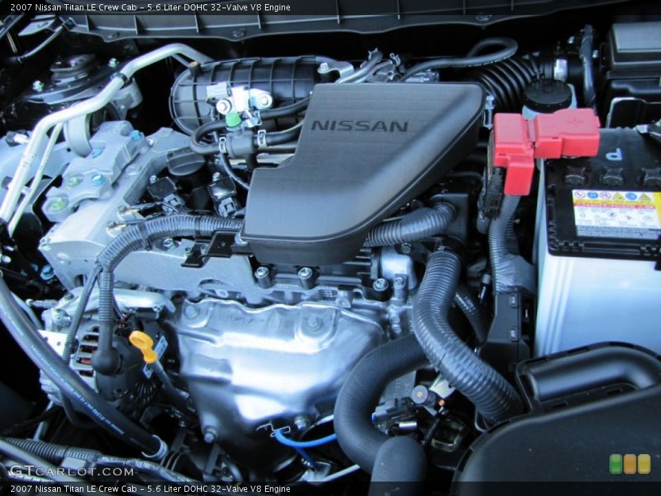 5.6 Liter DOHC 32-Valve V8 Engine for the 2007 Nissan Titan #37433262