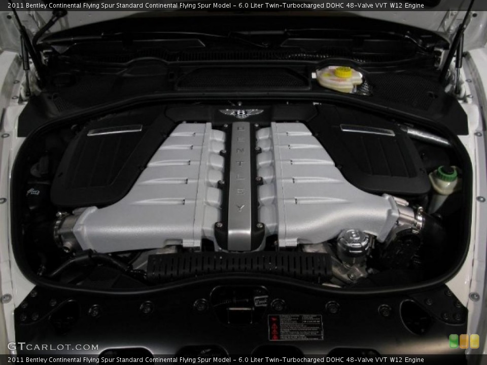 6.0 Liter Twin-Turbocharged DOHC 48-Valve VVT W12 Engine for the 2011 Bentley Continental Flying Spur #37434054