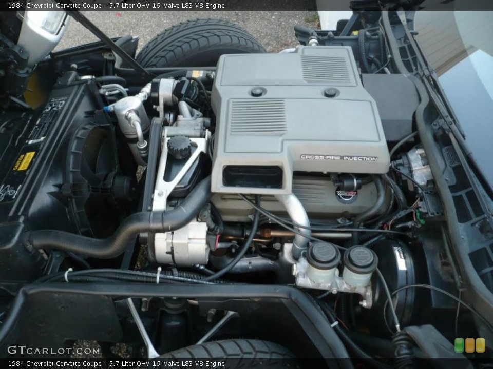 5.7 Liter OHV 16-Valve L83 V8 Engine for the 1984 Chevrolet Corvette #37436726
