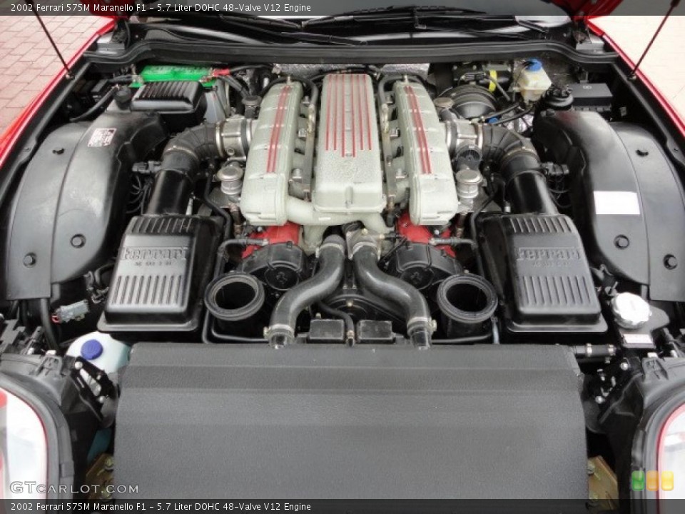 5.7 Liter DOHC 48-Valve V12 Engine for the 2002 Ferrari 575M Maranello #37447494