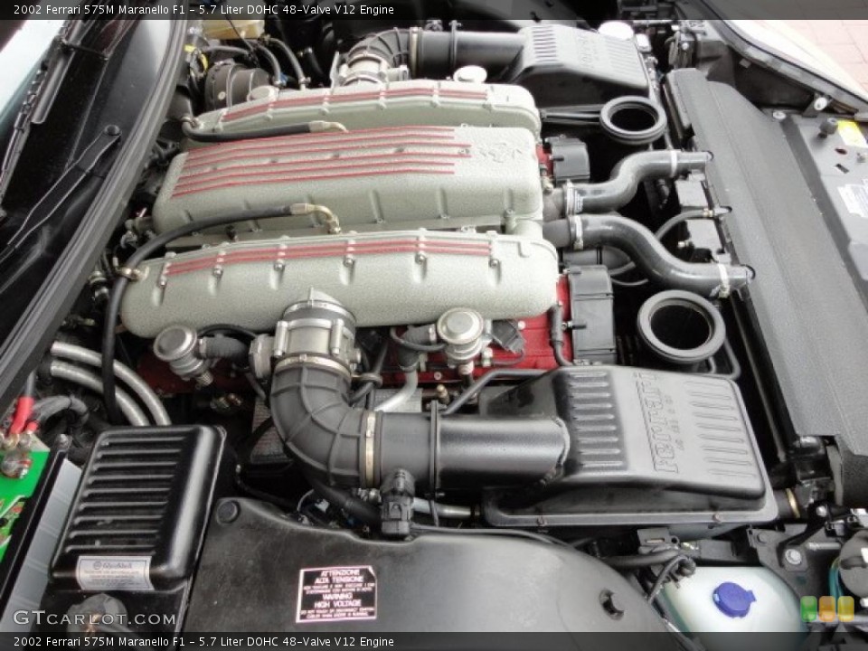 5.7 Liter DOHC 48-Valve V12 Engine for the 2002 Ferrari 575M Maranello #37447530