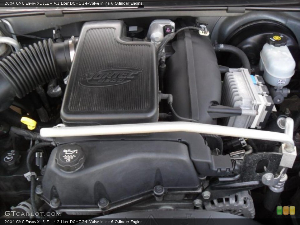 4.2 Liter DOHC 24Valve Inline 6 Cylinder Engine for the 2004 GMC Envoy