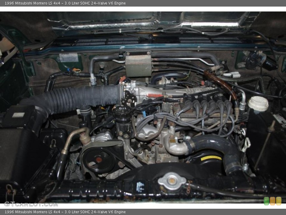 3.0 Liter SOHC 24-Valve V6 Engine for the 1996 Mitsubishi Montero #37467913